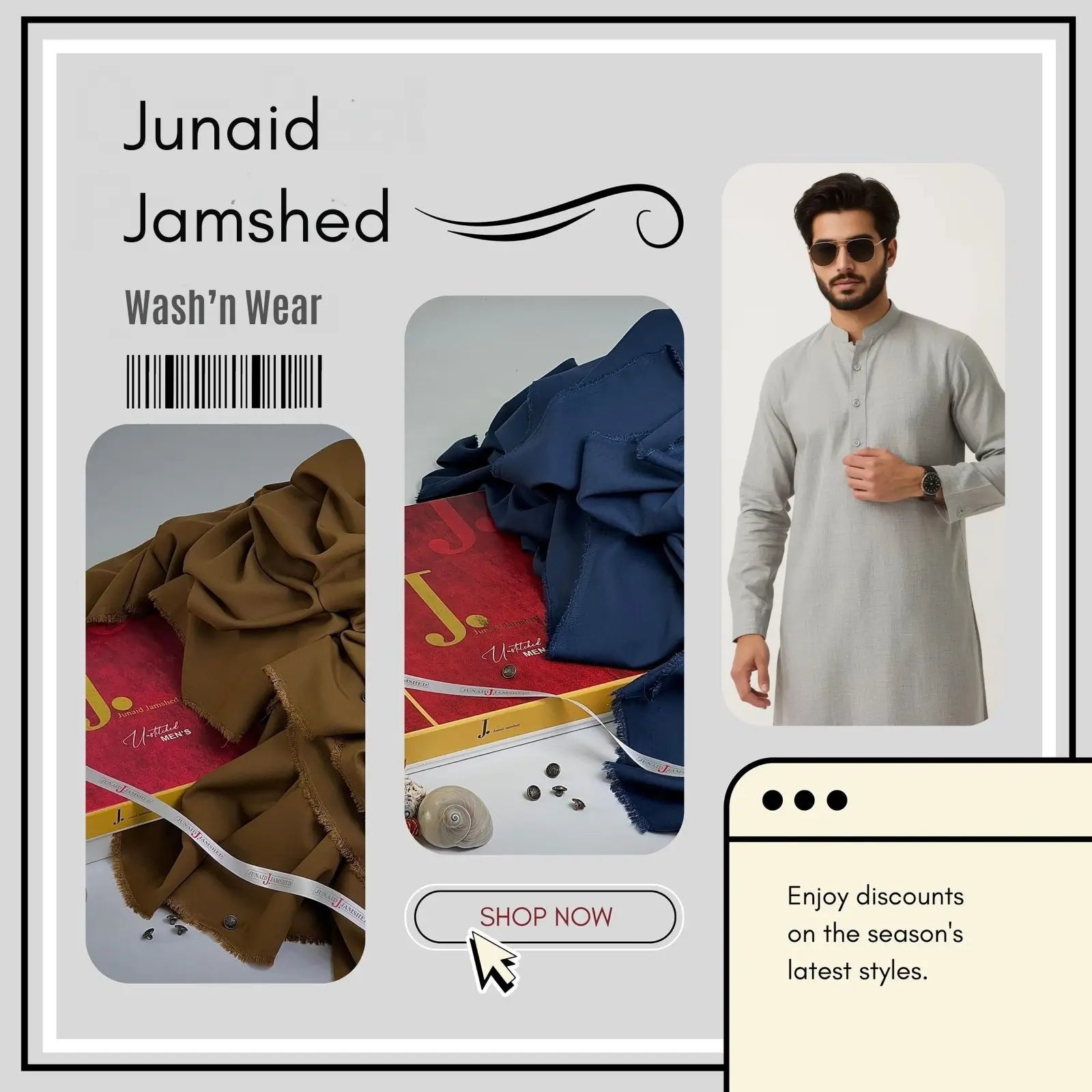 Junaid Jamshed Wash'n Wear