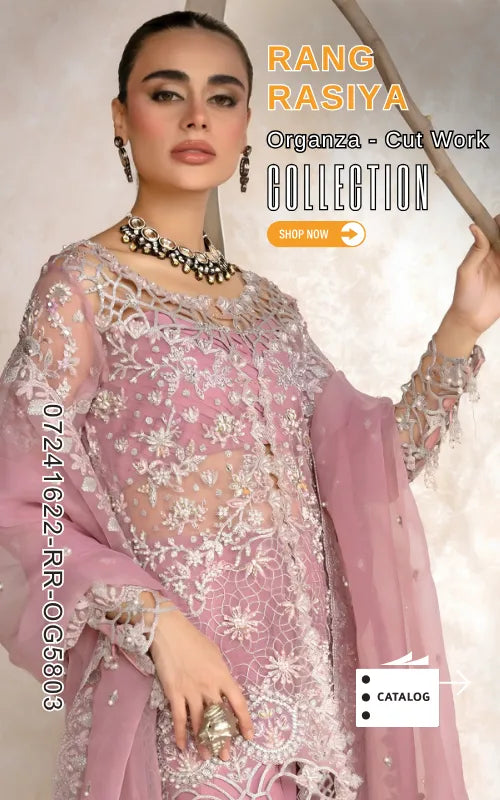 RANG RASIYA ⏐ 07241622-RR-OG5803 ⏐ ORGANZA ⏐ EMBROIDERED