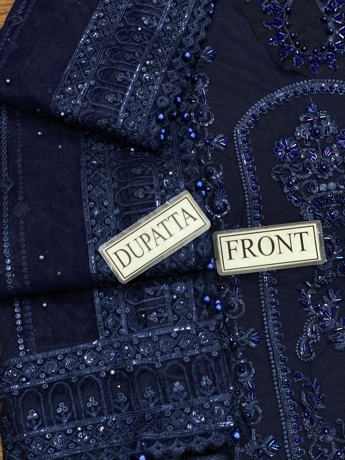 MUSHQ ⏐ Embroidered and Sequence Work ⏐ Wedding Edition ⏐ Blue