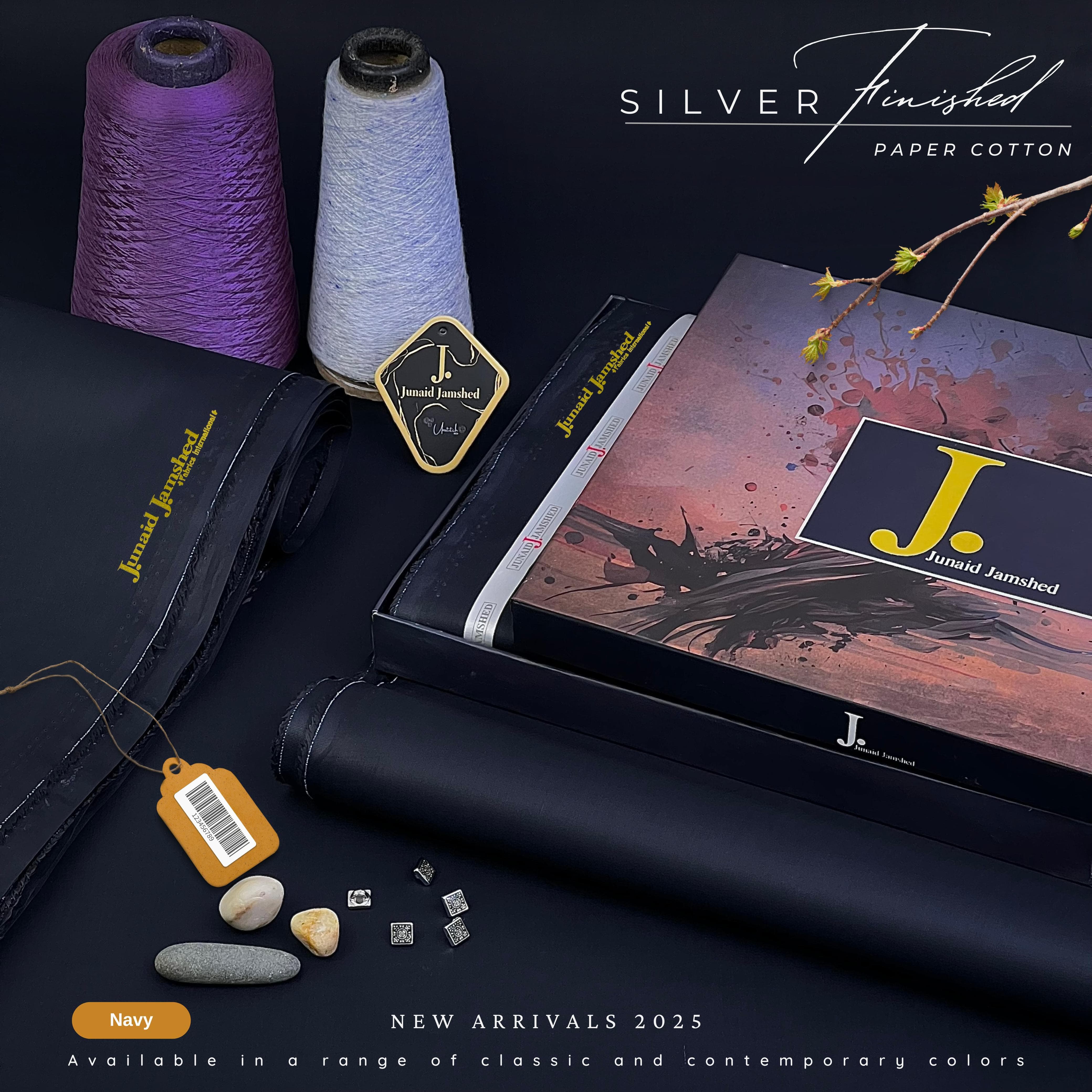 PAPER COTTON | BY JUNAID JAMSHED | Navy