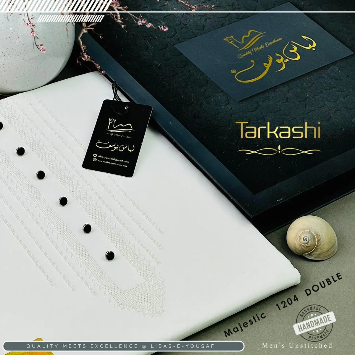 Butter Blend TarKashi | Crafted by Libas e Yousaf | Shade 1204 – Majestic