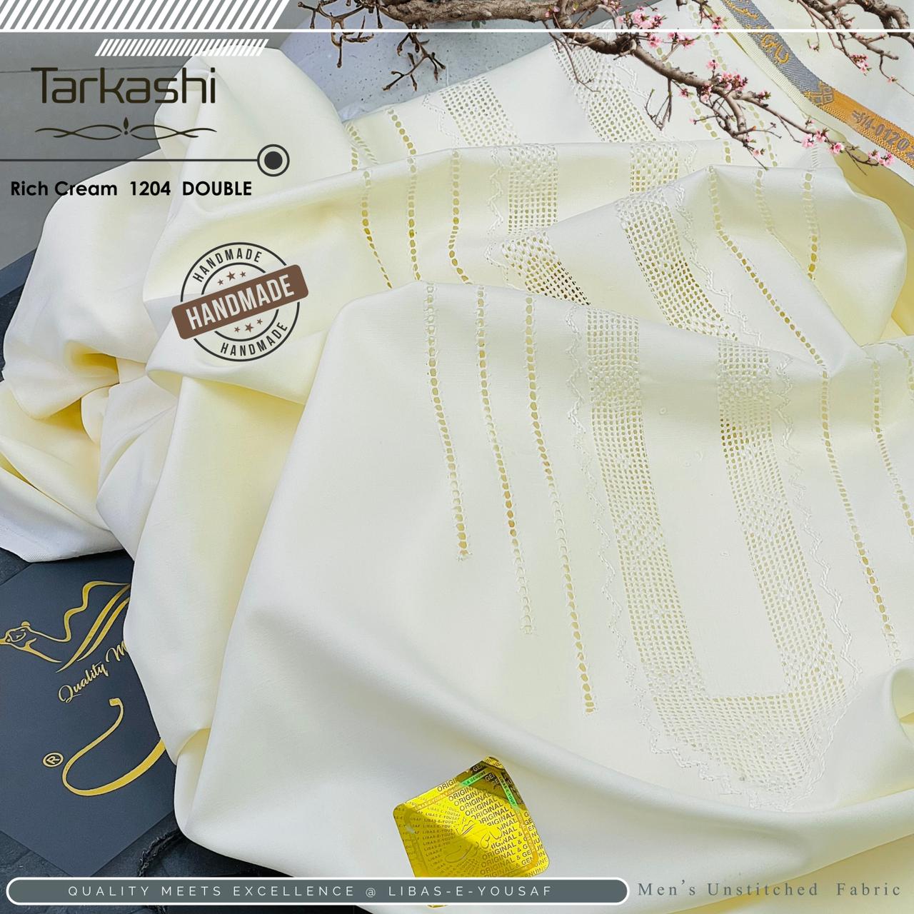 Butter Blend TarKashi | Crafted by Libas e Yousaf | Shade 1204 – Rich Cream