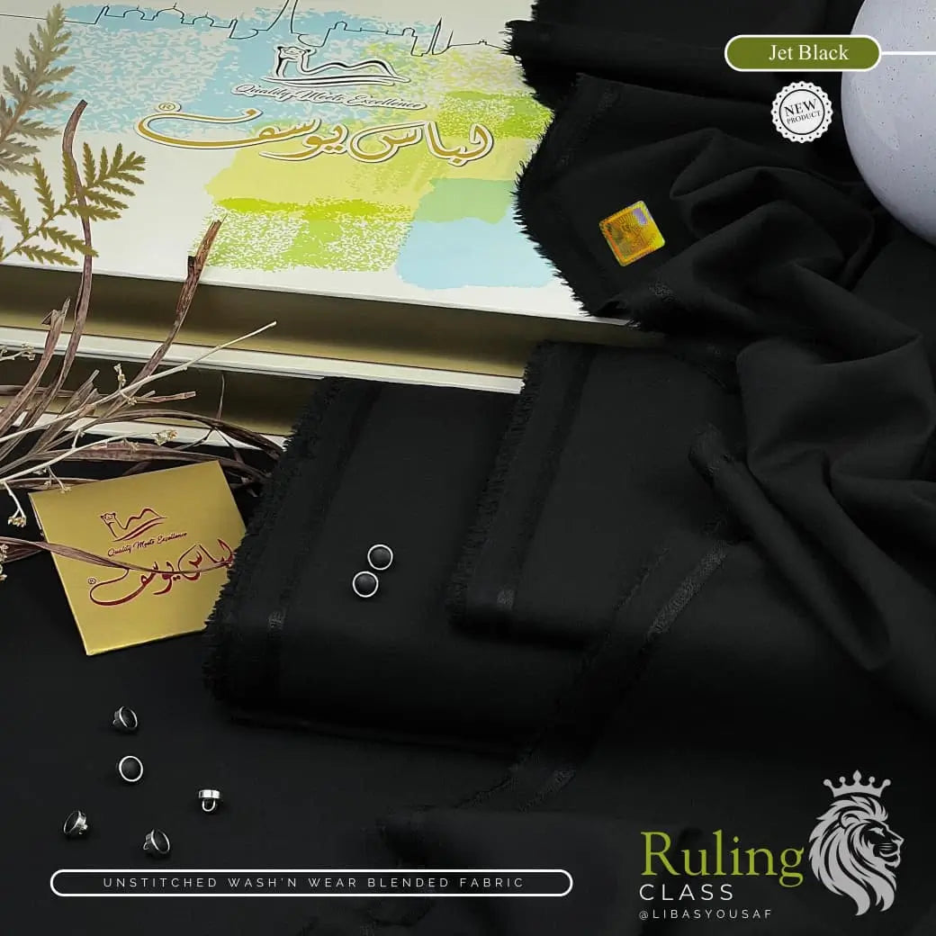 RULING CLASS - Premium - Wash & Wear - Jet Black