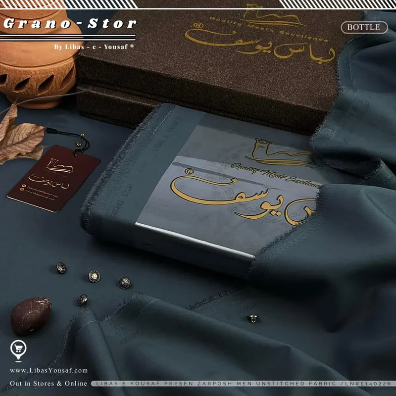Grano Stor | Crafted by Libas e Yousaf | Wash & Wear | Winter Season | Bottle