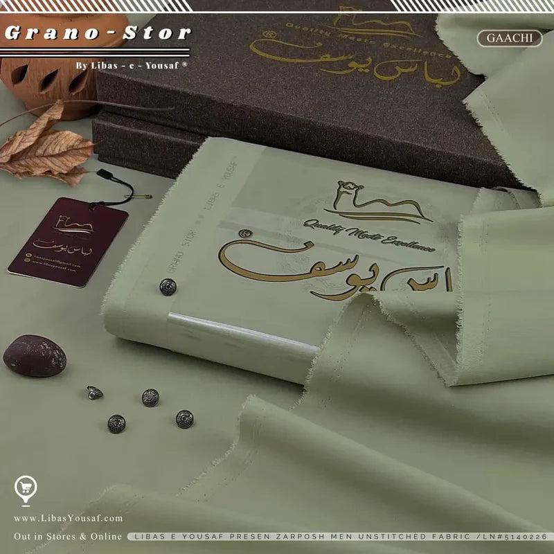 Grano Stor | Crafted by Libas e Yousaf | Wash & Wear | Winter Season | Gaachi