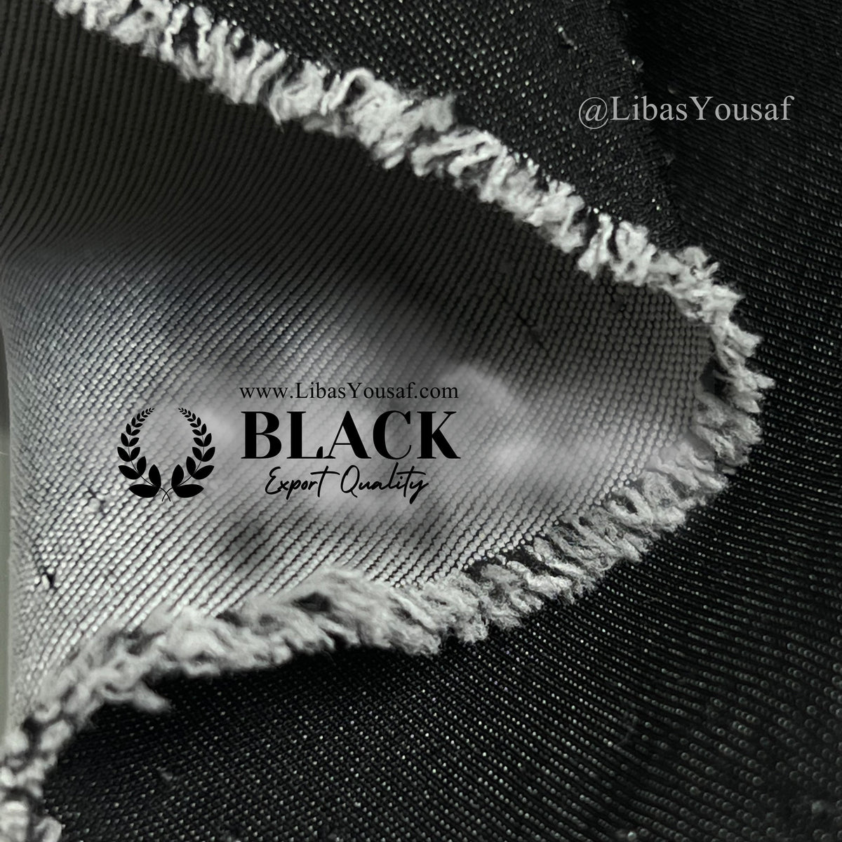 Global Suiting Black Special Export Quality