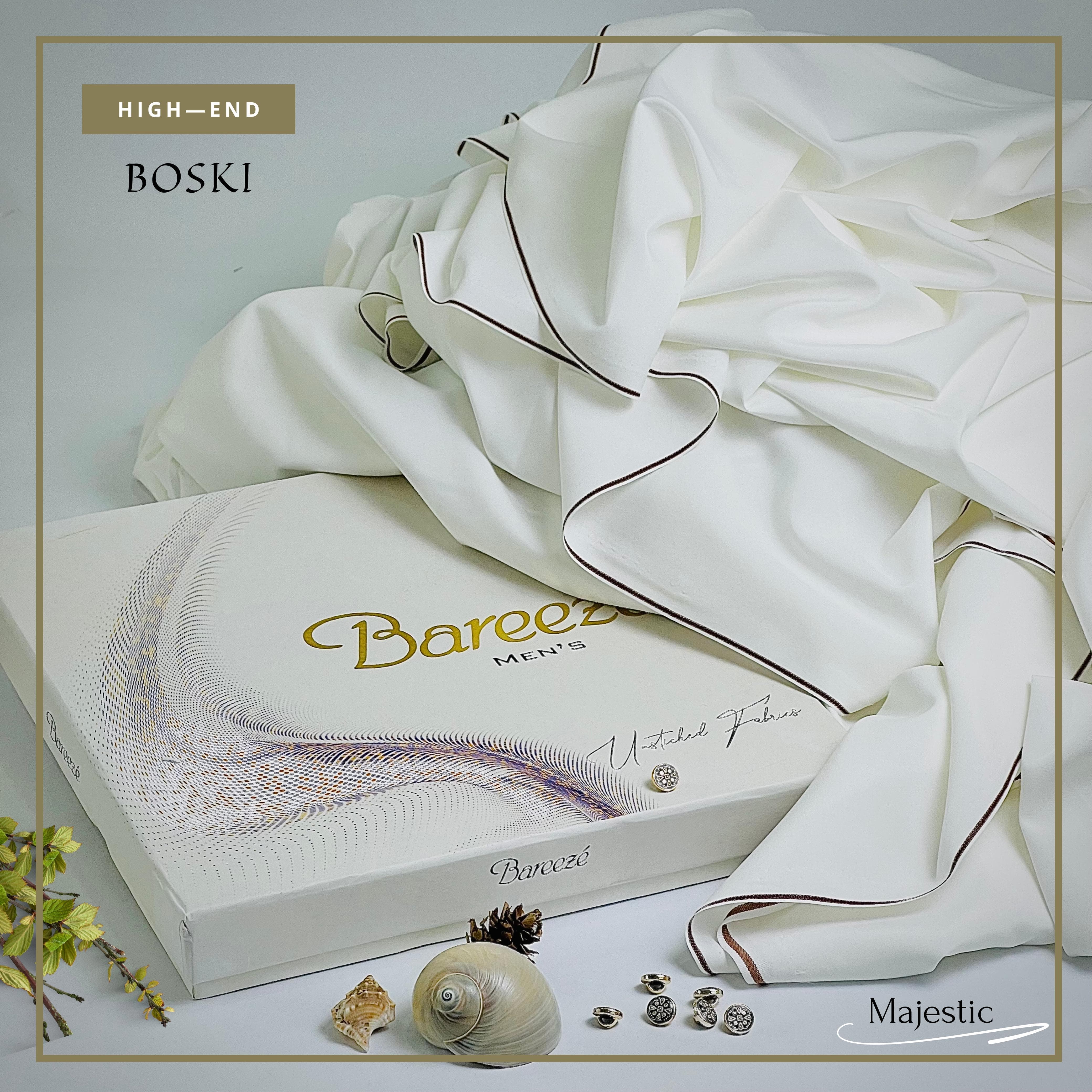 BAREEZE' MAN Microfiber Boski - Majestic- ( Unstitched ) Suit