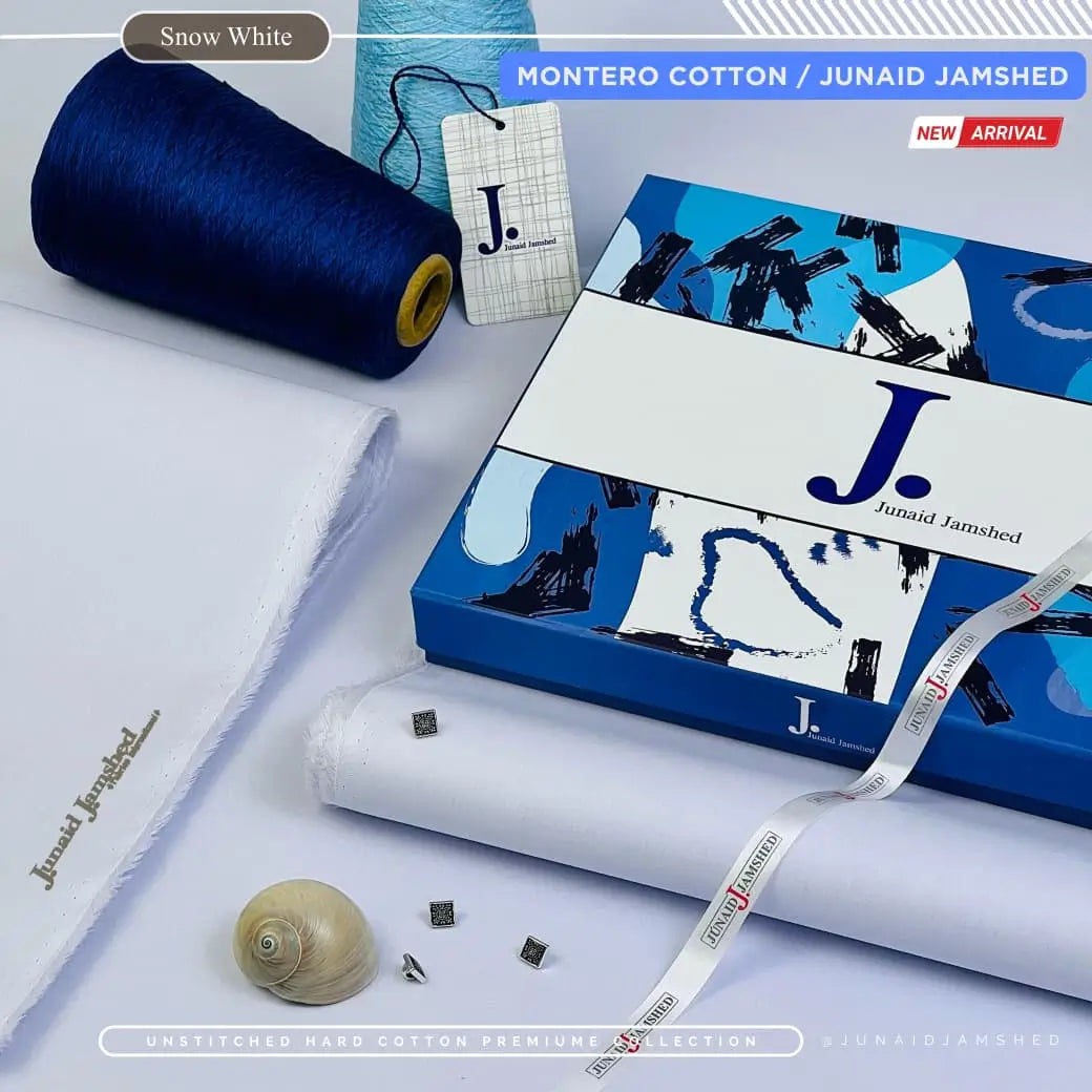 MONTERO by Junaid Jamshed – Premium Hard Cotton - Snow White