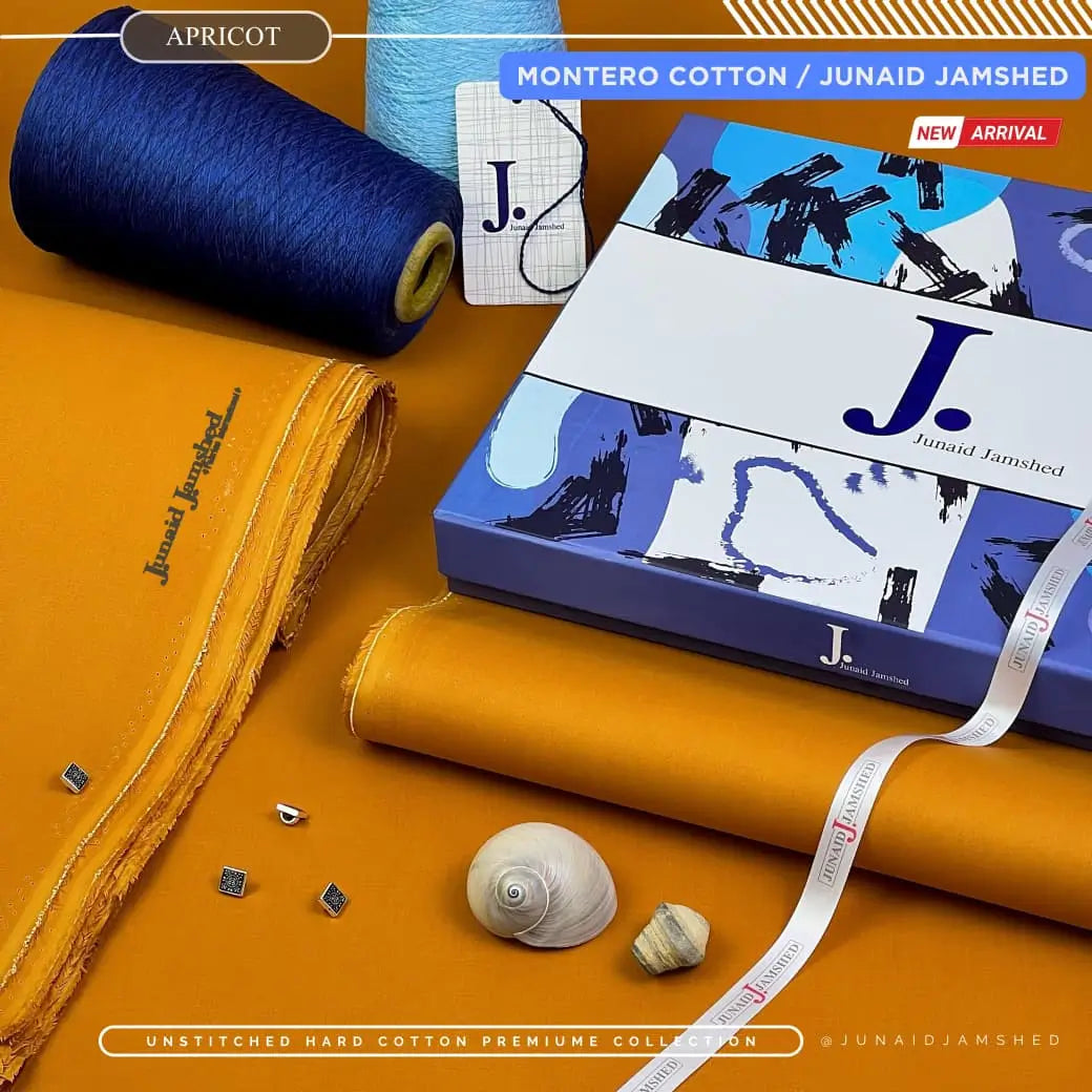 MONTERO by Junaid Jamshed – Premium Hard Cotton - Apricot