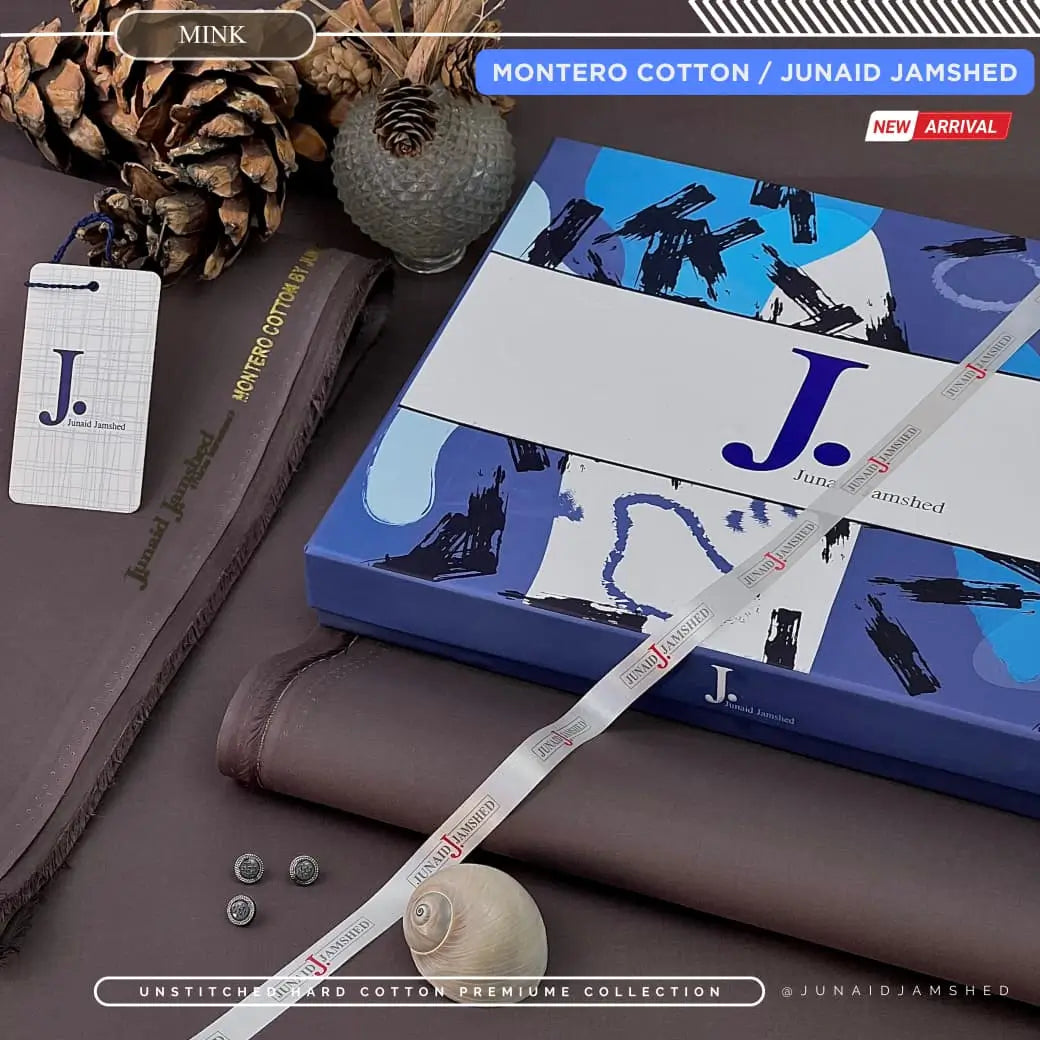 MONTERO by Junaid Jamshed – Premium Hard Cotton - Mink