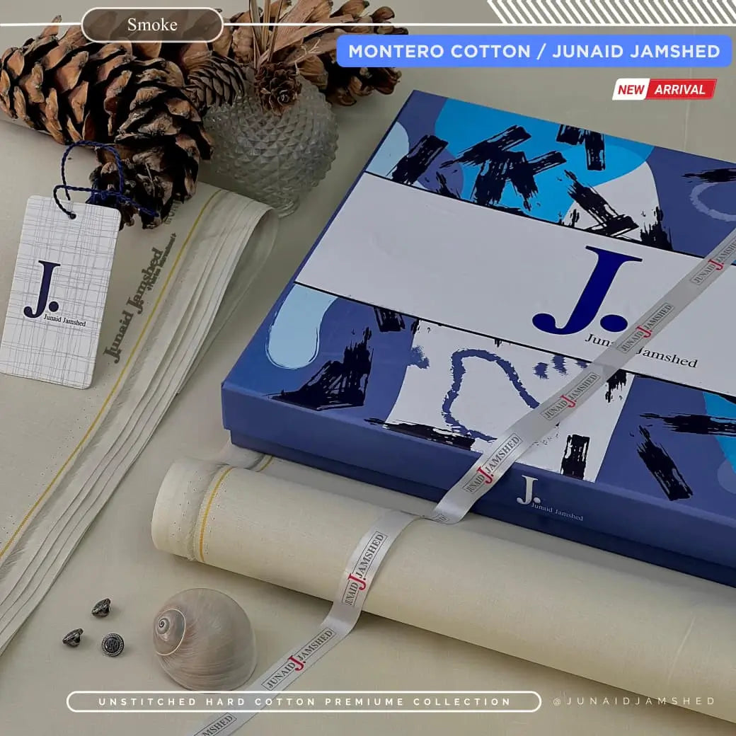 MONTERO by Junaid Jamshed – Premium Hard Cotton - Smoke