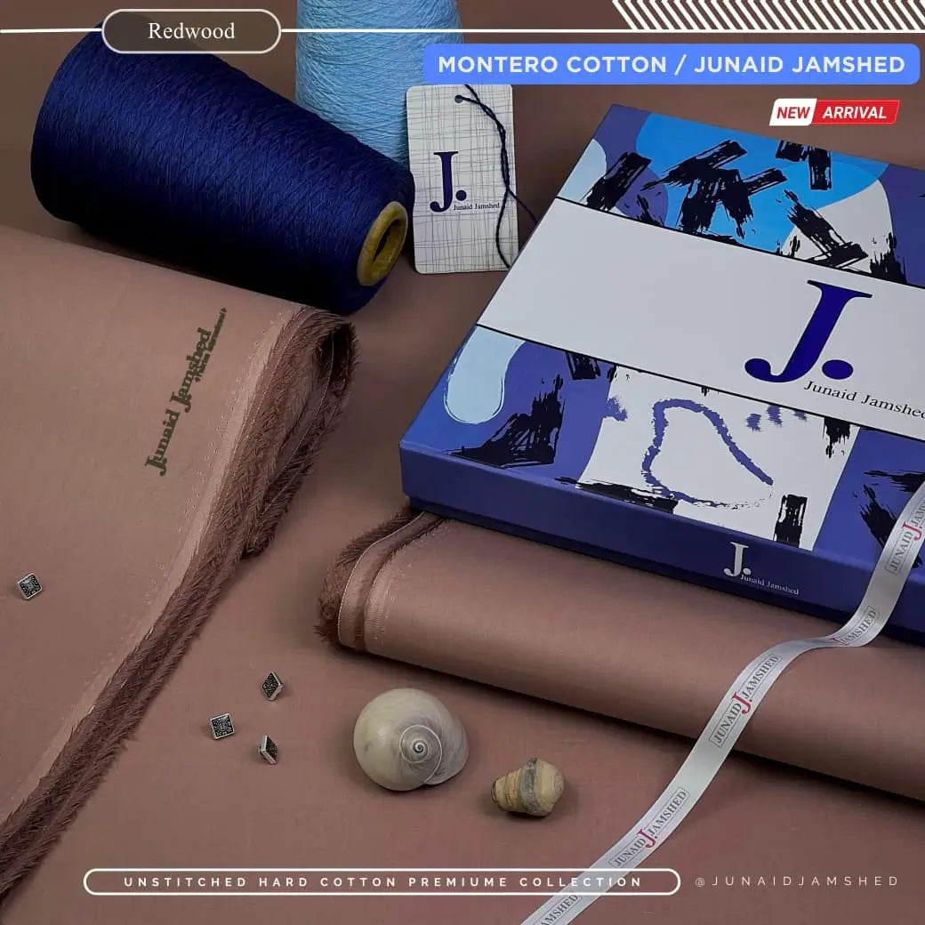 MONTERO by Junaid Jamshed – Premium Hard Cotton - Red Wood