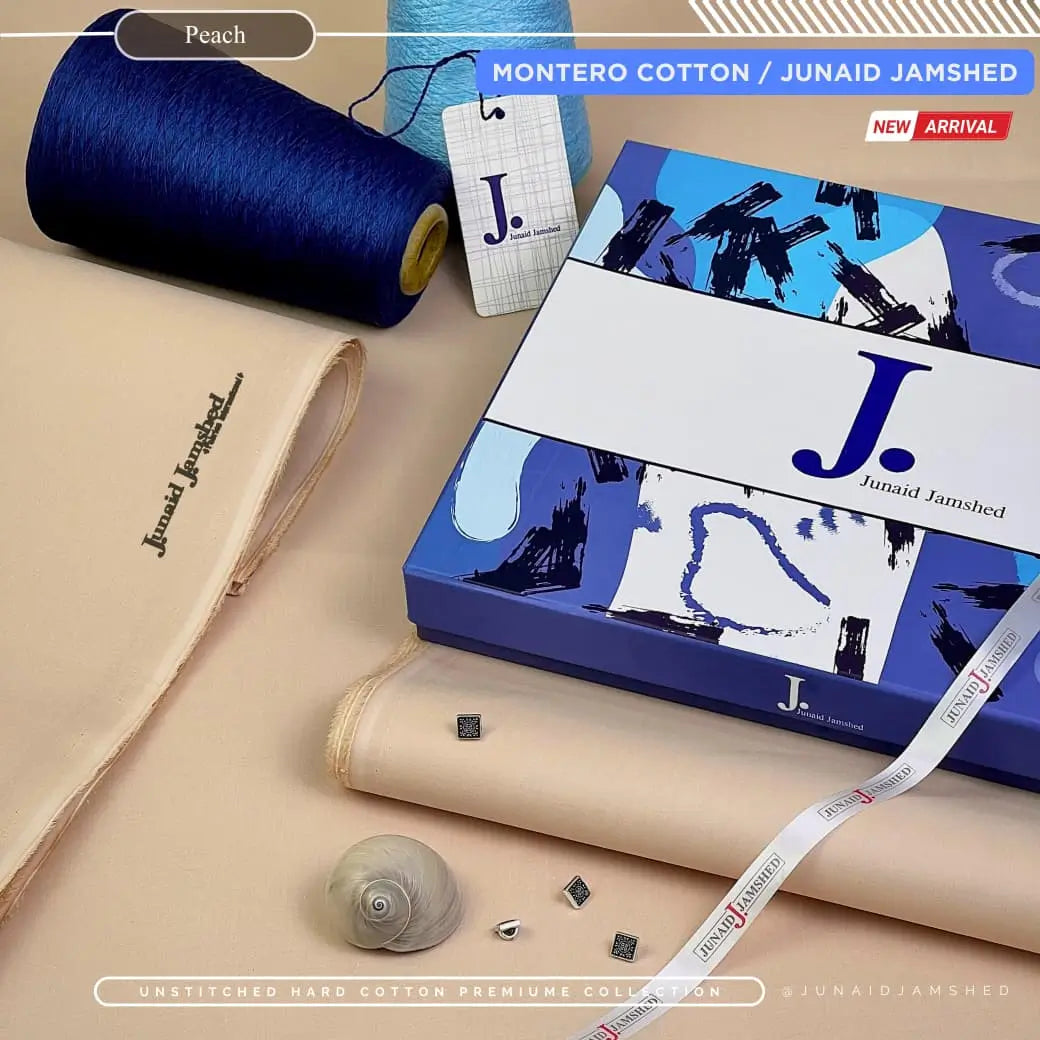 MONTERO by Junaid Jamshed – Premium Hard Cotton - Peach