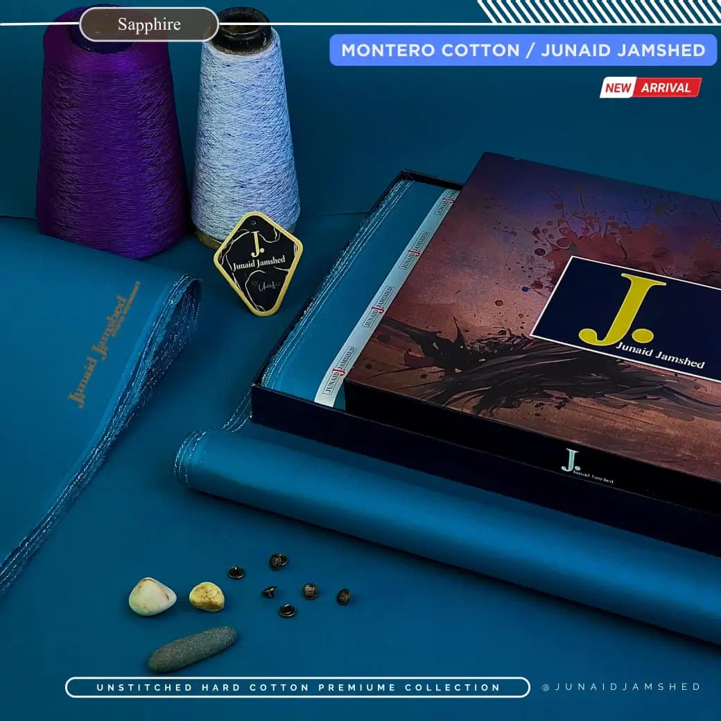 MONTERO by Junaid Jamshed – Premium Hard Cotton - Sapphire