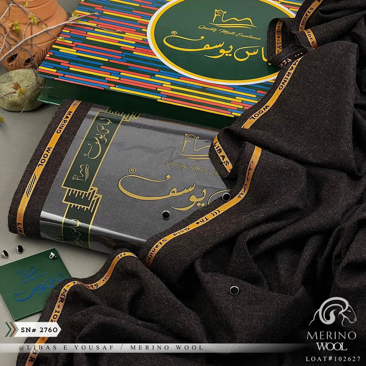 Marino Wool | Crafted by Libas e Yousaf | Shade SN - 2760