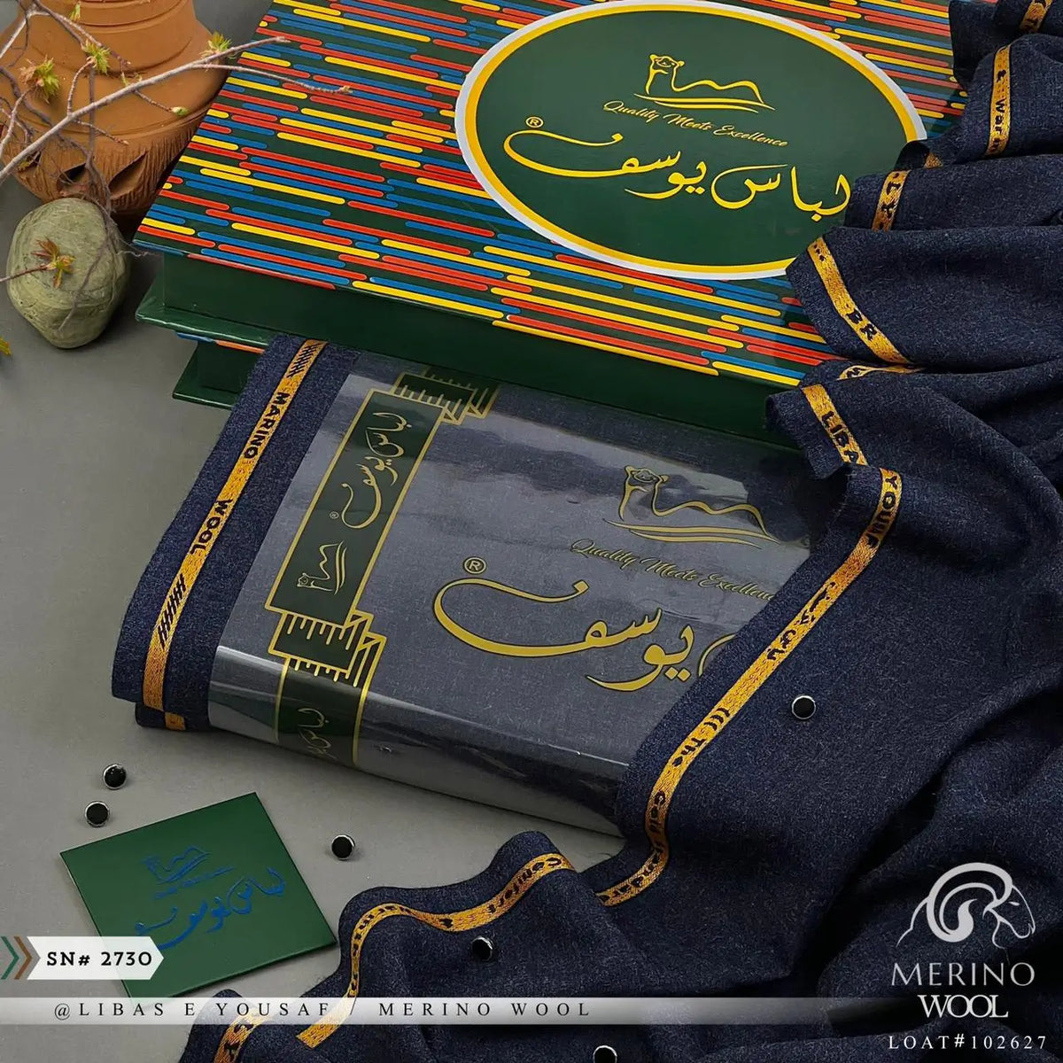 Marino Wool | Crafted by Libas e Yousaf | Shade SN - 2730