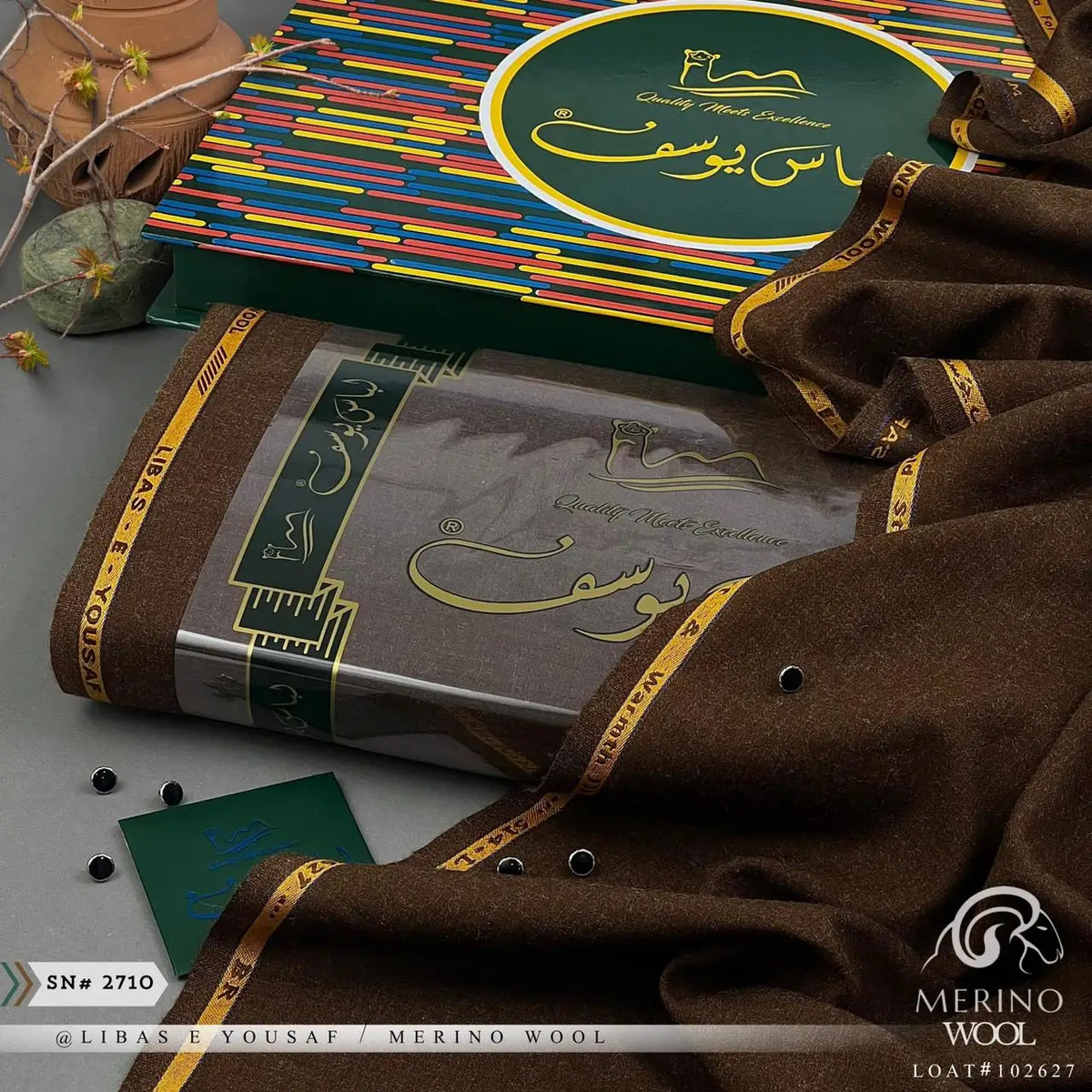 Marino Wool | Crafted by Libas e Yousaf | Shade SN - 2710