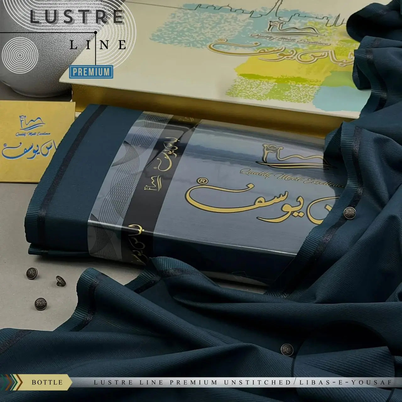 LUSTER LINE | Crafted by Libas e Yousaf | Wash & Wear | Four Season | Bottle