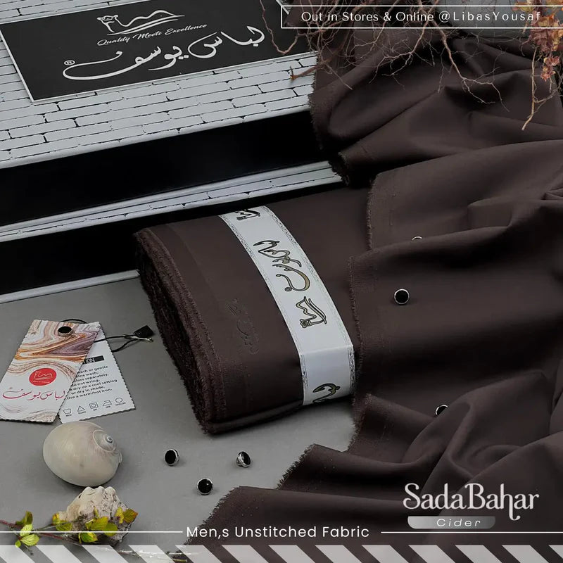 SADA BAHAR | Crafted by Libas e Yousaf | Wash & Wear | Four Season | Cider