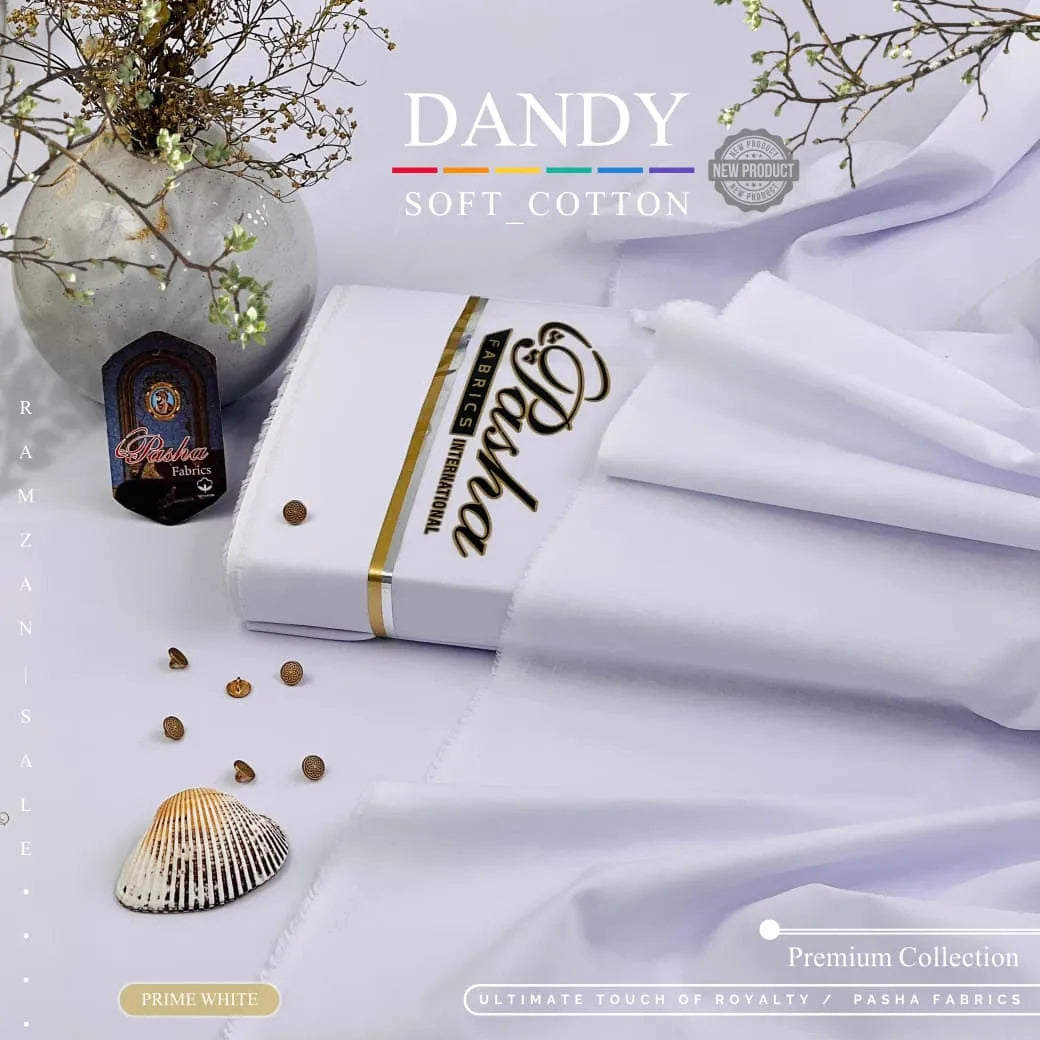 PASHA - Dandy - Soft Cotton - Prime White