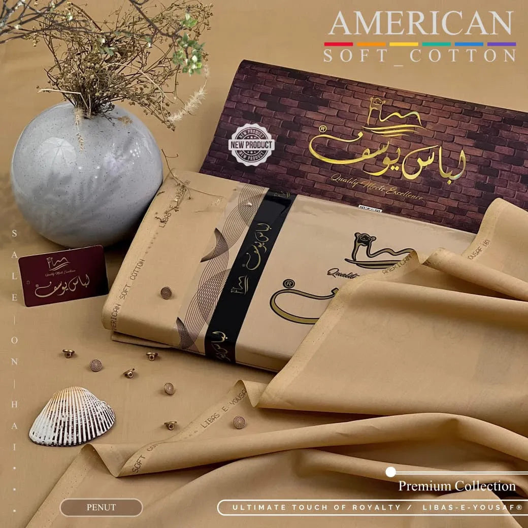 AMERICAN SOFT COTTON | UNSTITCHED | PENUT