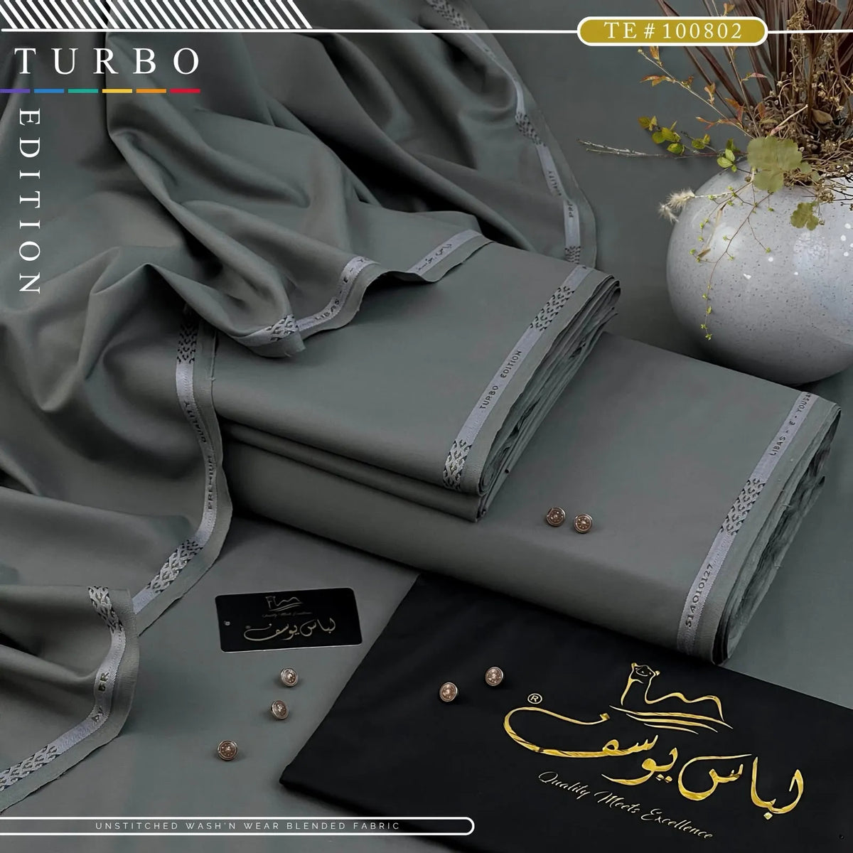 TURBO EDITION | Crafted by Libas e Yousaf | Wash & Wear | Four Season | AZADI SALE | TE # 100802