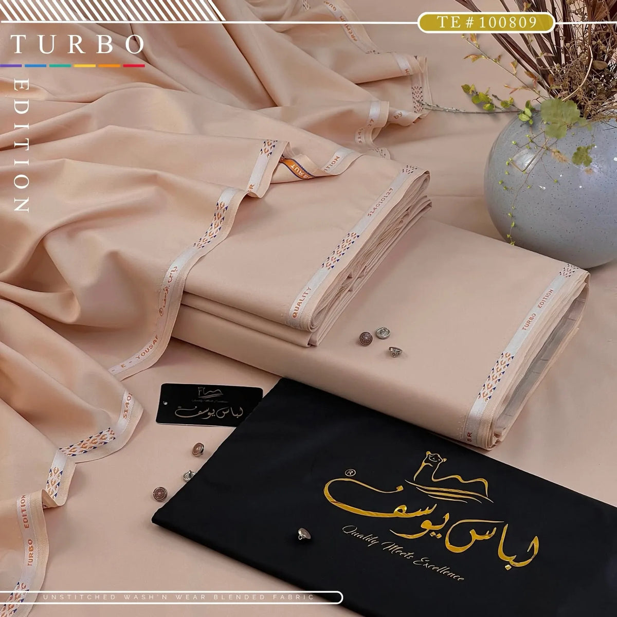 TURBO EDITION | Crafted by Libas e Yousaf | Wash & Wear | Four Season | AZADI SALE | TE # 100809