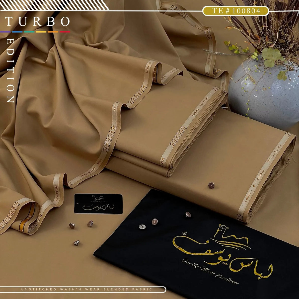TURBO EDITION | Crafted by Libas e Yousaf | Wash & Wear | Four Season | AZADI SALE | TE # 100804