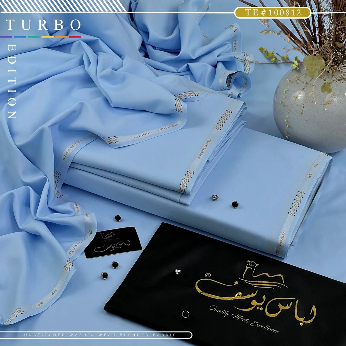TURBO EDITION | Crafted by Libas e Yousaf | Wash & Wear | Four Season | AZADI SALE | TE # 100812
