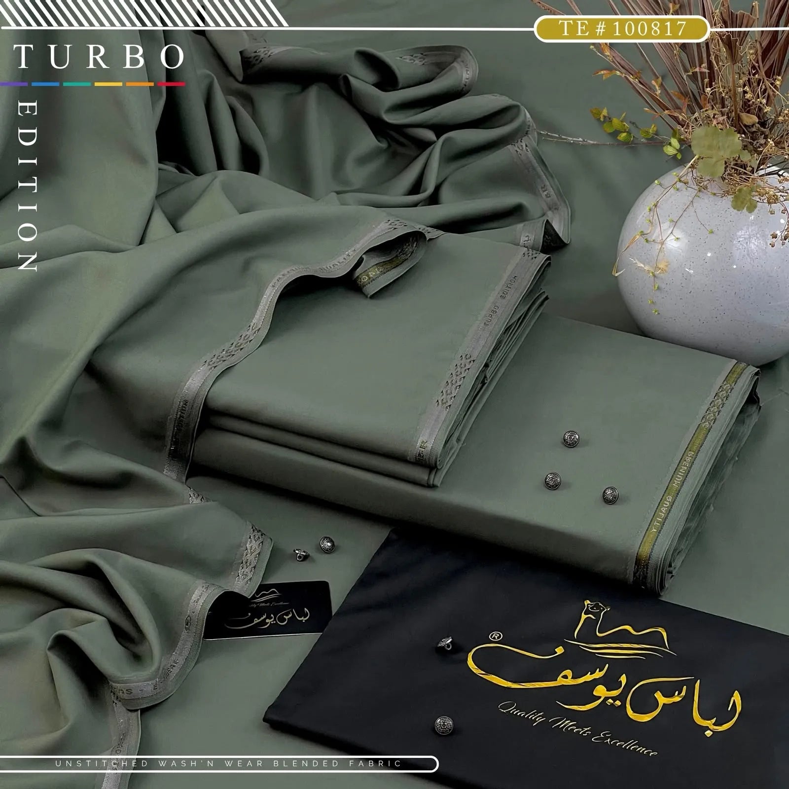 TURBO EDITION | Crafted by Libas e Yousaf | Wash & Wear | Four Season | AZADI SALE | TE # 100817