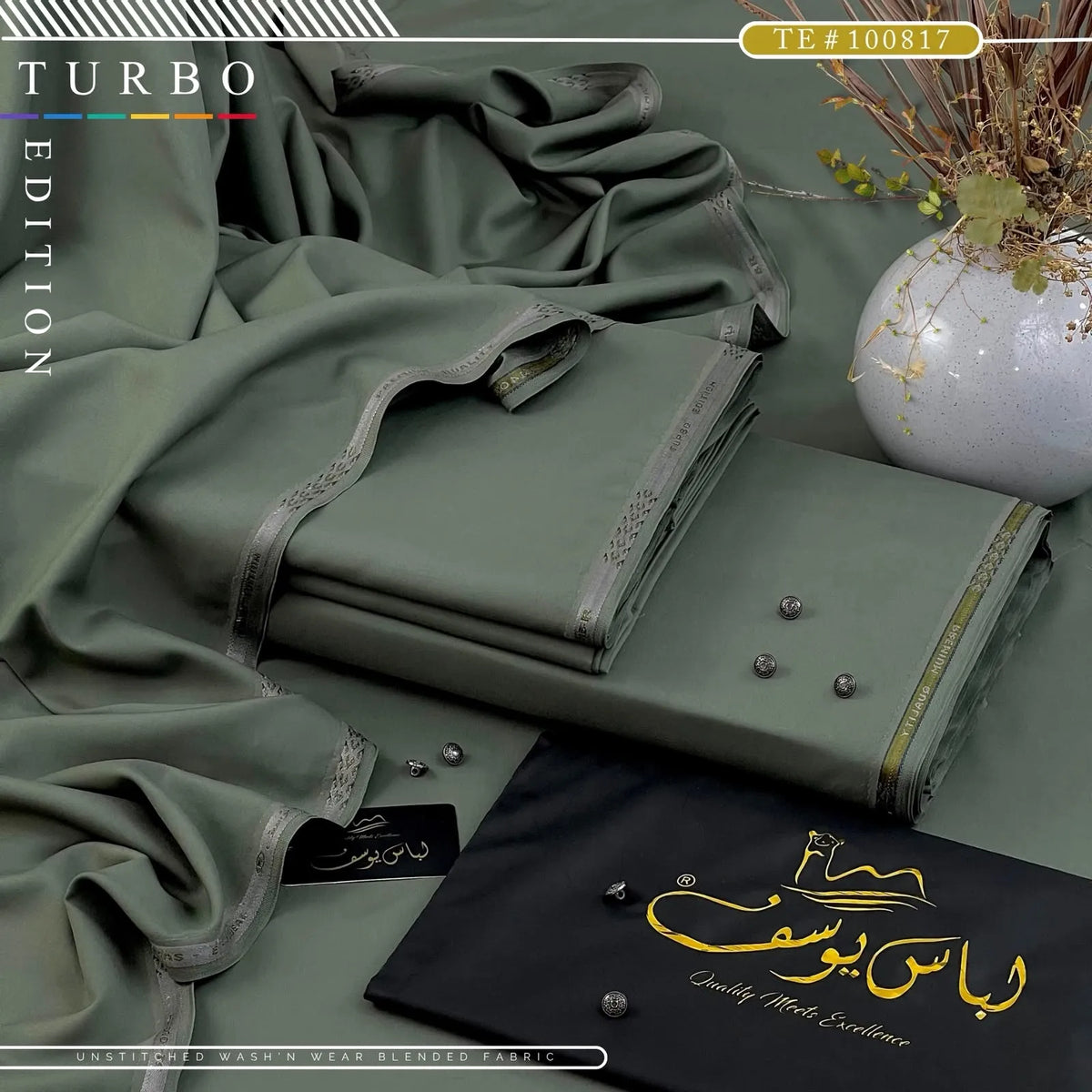 TURBO EDITION | Crafted by Libas e Yousaf | Wash & Wear | Four Season | AZADI SALE | TE # 100817