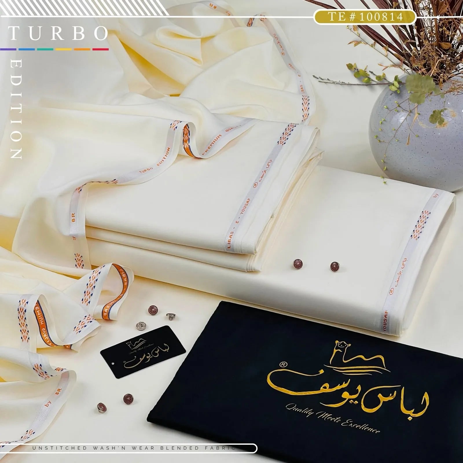 TURBO EDITION | Crafted by Libas e Yousaf | Wash & Wear | Four Season | AZADI SALE | TE # 100814