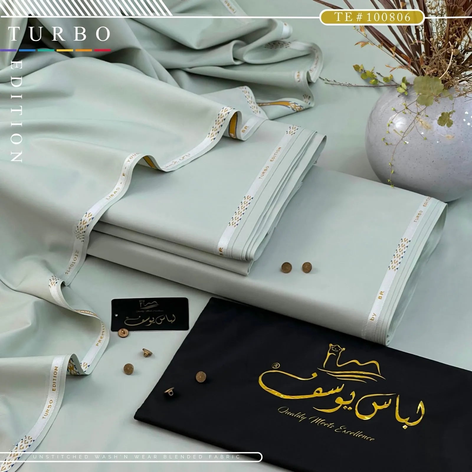 TURBO EDITION | Crafted by Libas e Yousaf | Wash & Wear | Four Season | AZADI SALE | TE # 100806