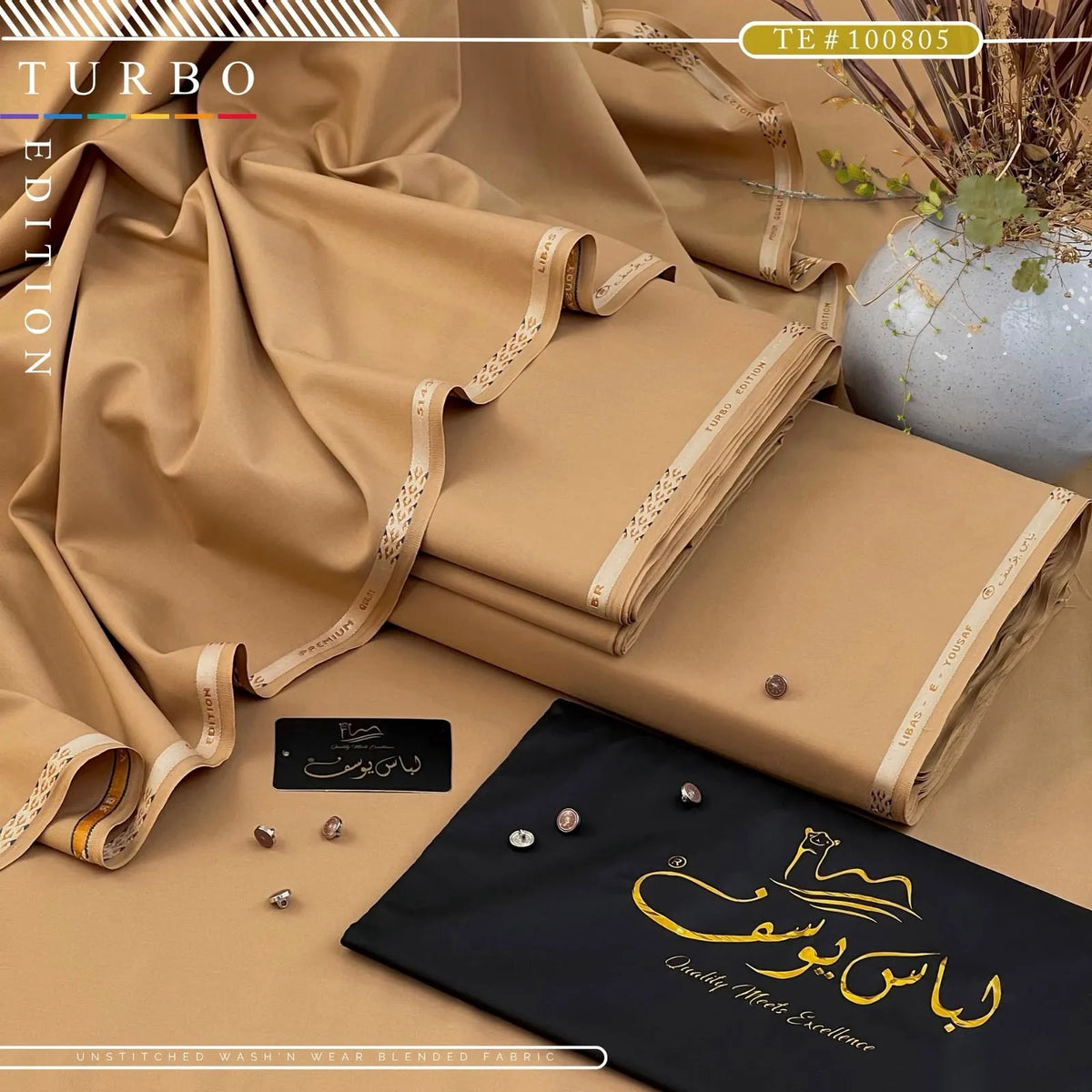 TURBO EDITION | Crafted by Libas e Yousaf | Wash & Wear | Four Season | AZADI SALE | TE # 100805