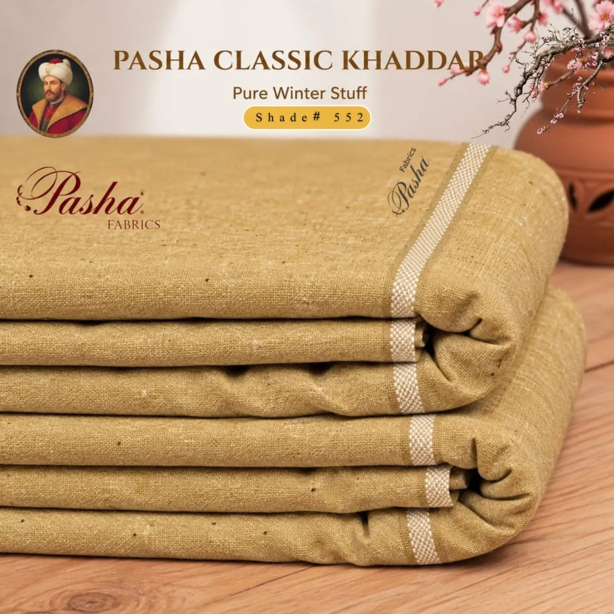 Pasha Classic Khaddar | Classic Khaddar & VIP Wasaya | Shade 552