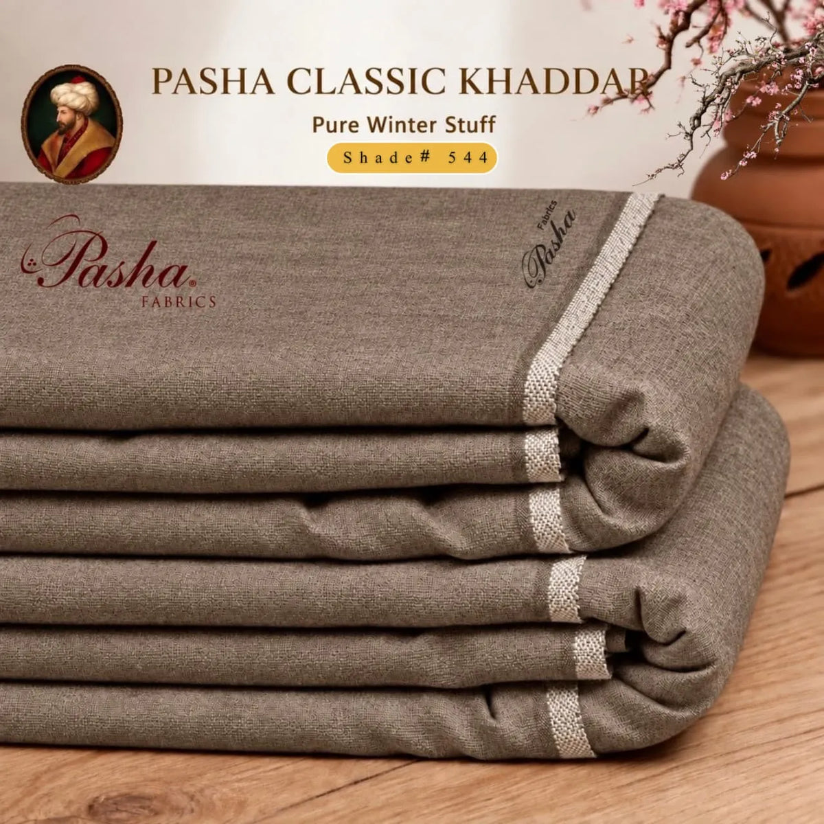 Pasha Classic Khaddar | Classic Khaddar & VIP Wasaya | Shade 544