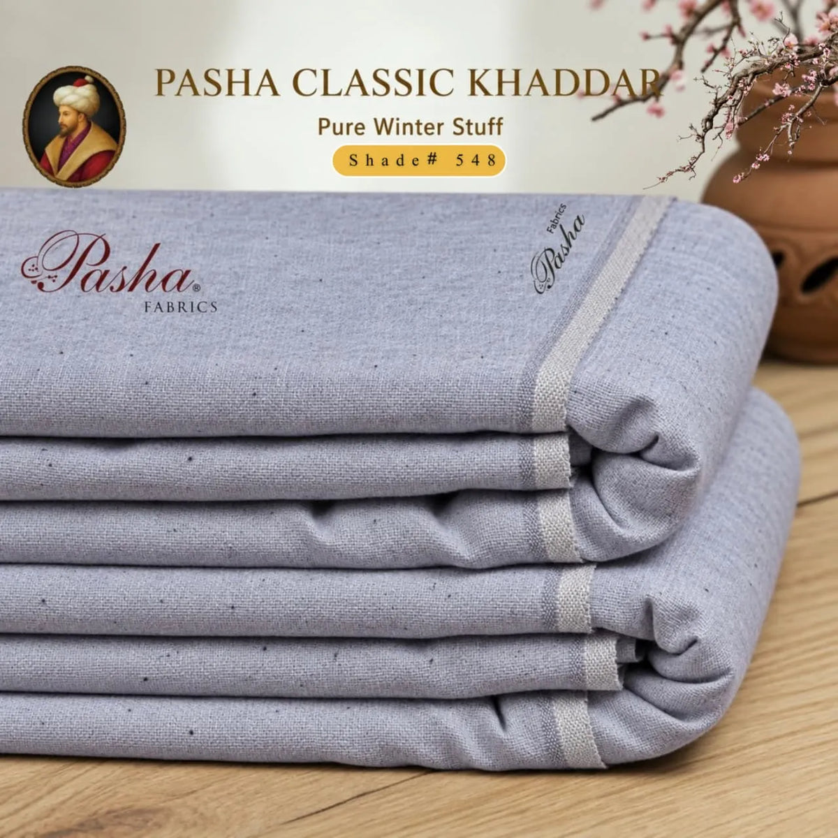 Pasha Classic Khaddar | Classic Khaddar & VIP Wasaya | Shade 548