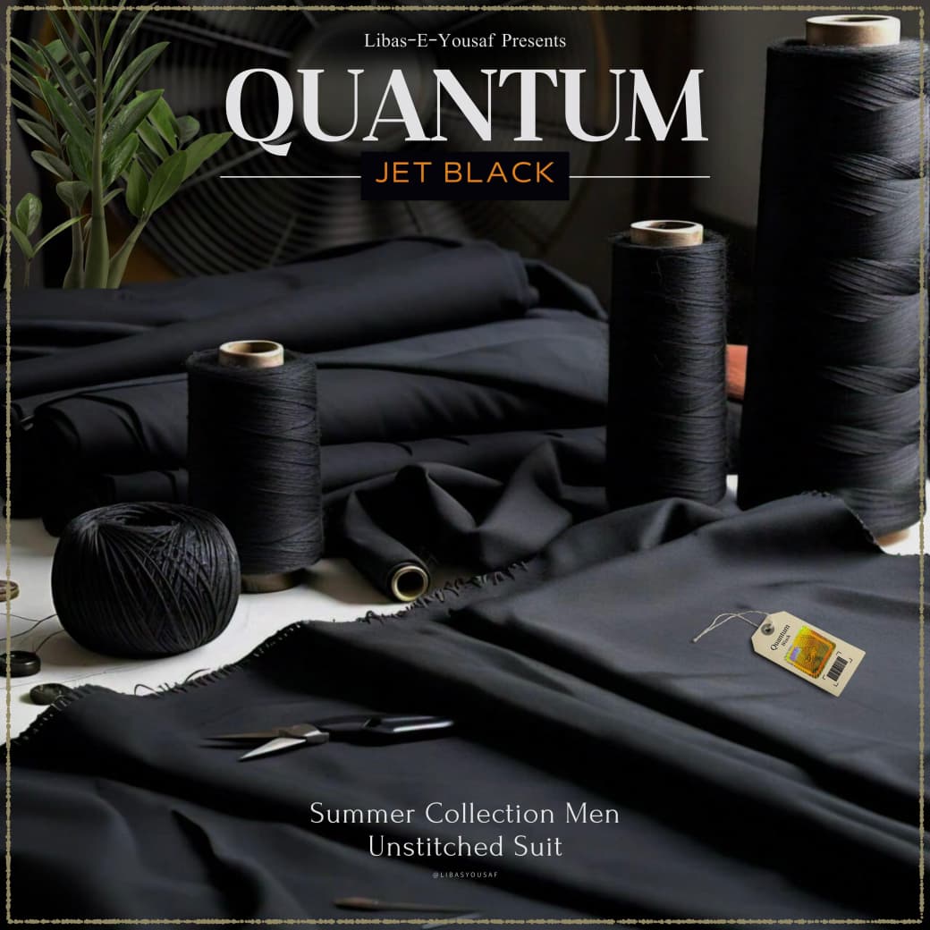 QUANTUM BLACK Libas-E- Yousaf ( Jet Black ) 514-25