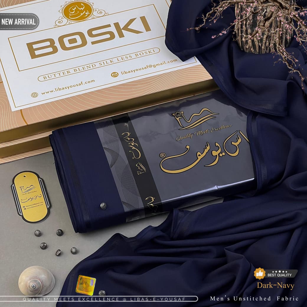 Butter Blend - Boski - ( Silk Less ) 514-25-04 Navy Blue