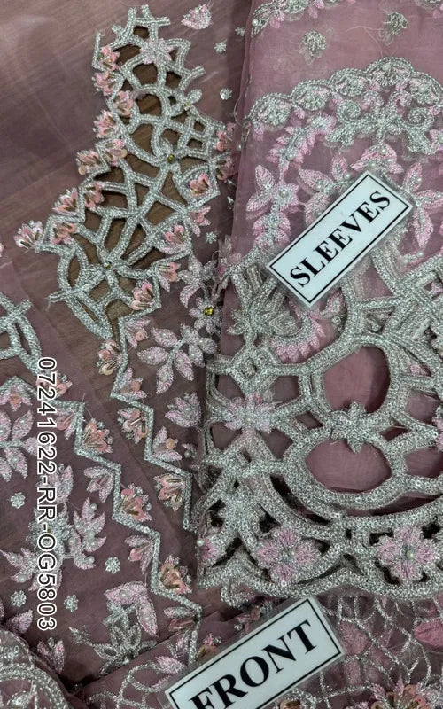 RANG RASIYA ⏐ 07241622-RR-OG5803 ⏐ ORGANZA ⏐ EMBROIDERED