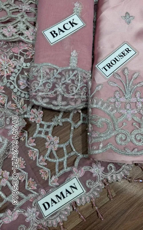 RANG RASIYA ⏐ 07241622-RR-OG5803 ⏐ ORGANZA ⏐ EMBROIDERED