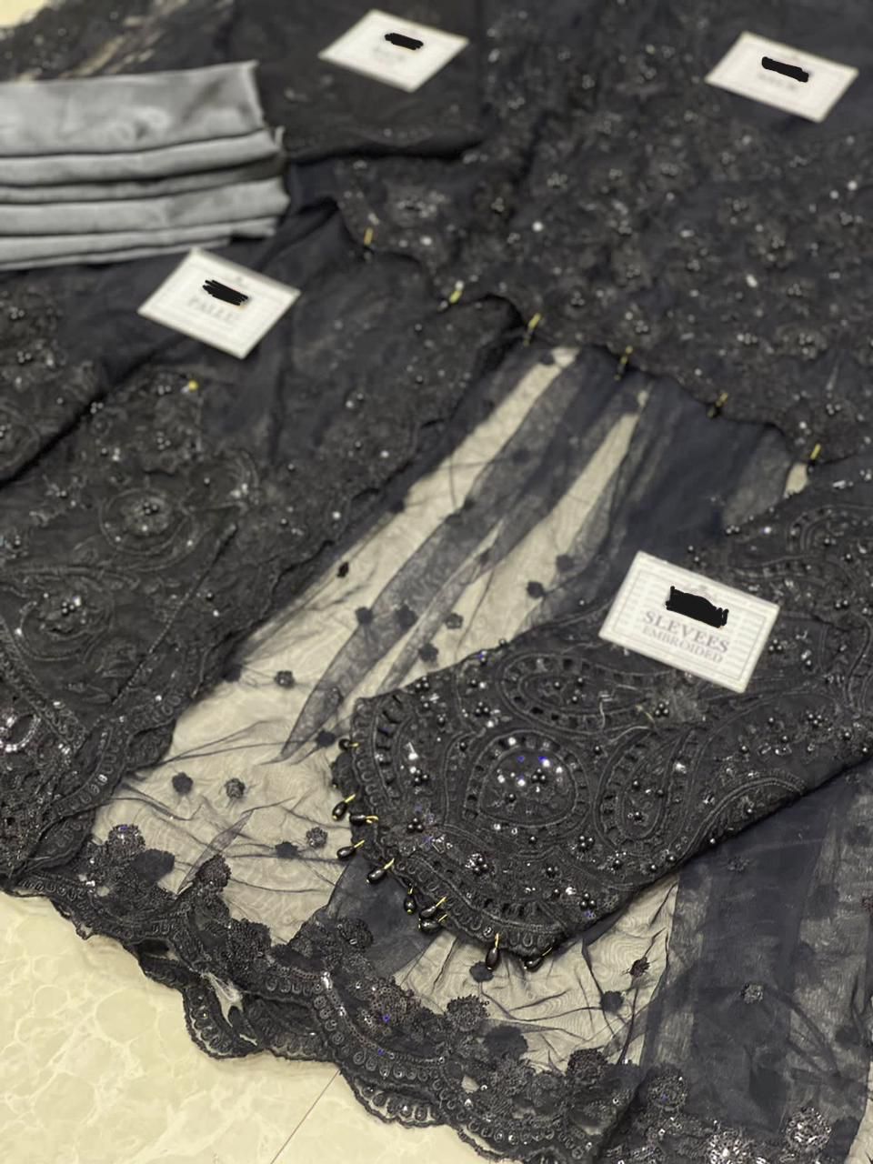 MARIA B ⏐ SILK NET ⏐ HEAVY HAND EMBROIDERED ⏐ SAREE COLLECTIONS