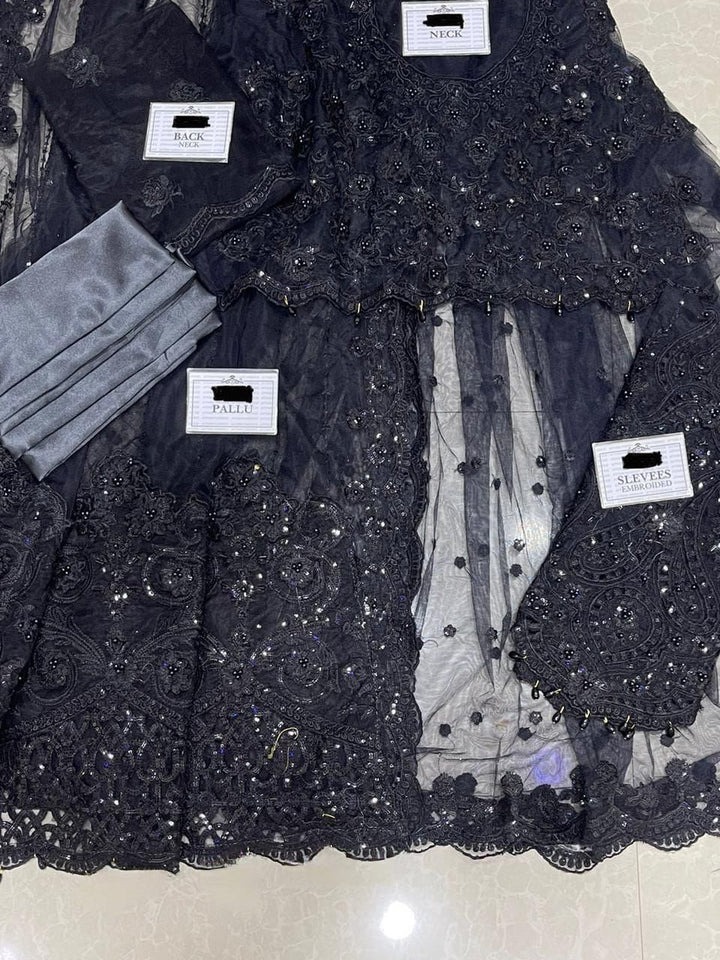 MARIA B ⏐ SILK NET ⏐ HEAVY HAND EMBROIDERED ⏐ SAREE COLLECTIONS