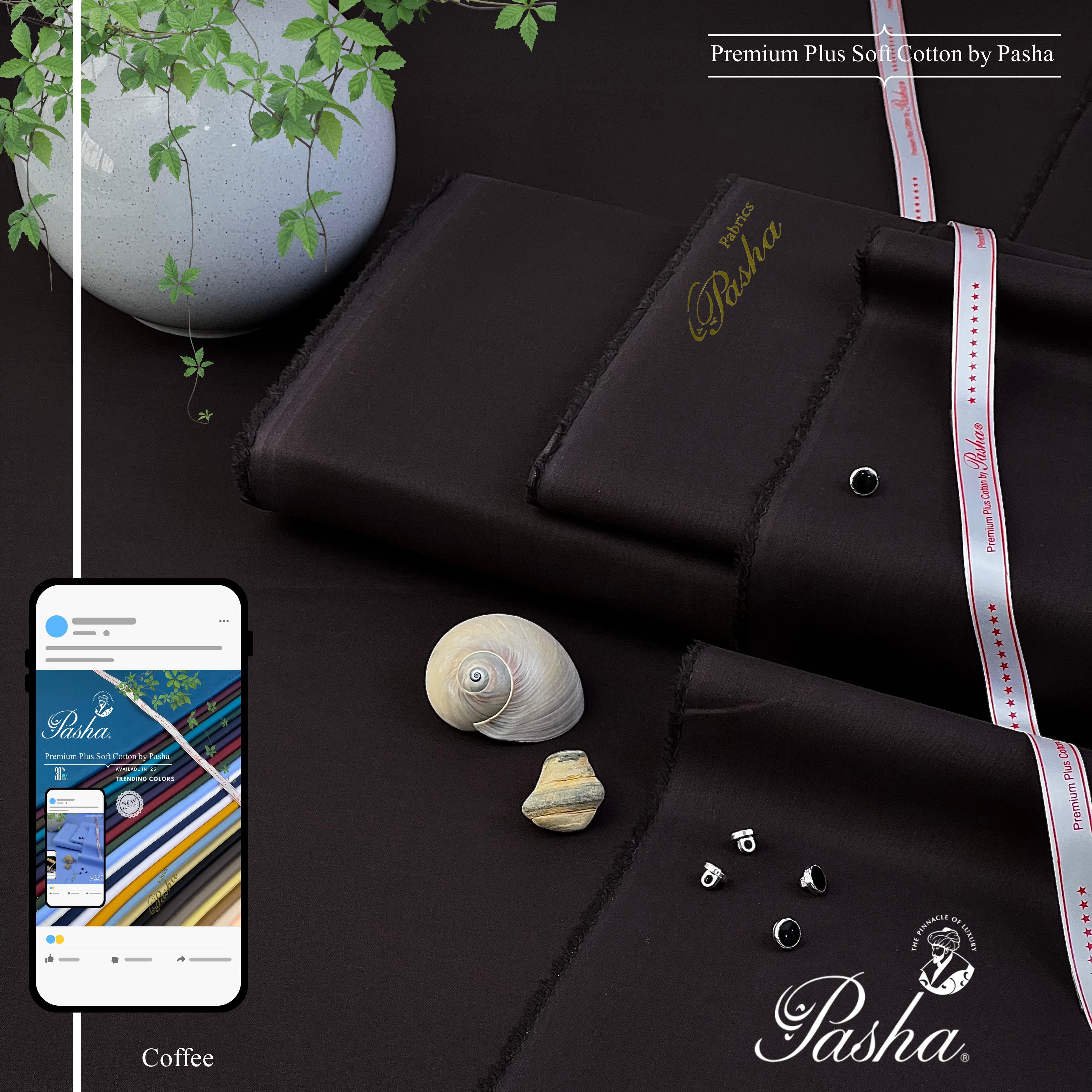 PASHA -Premium Plus - Soft Cotton - Soffee