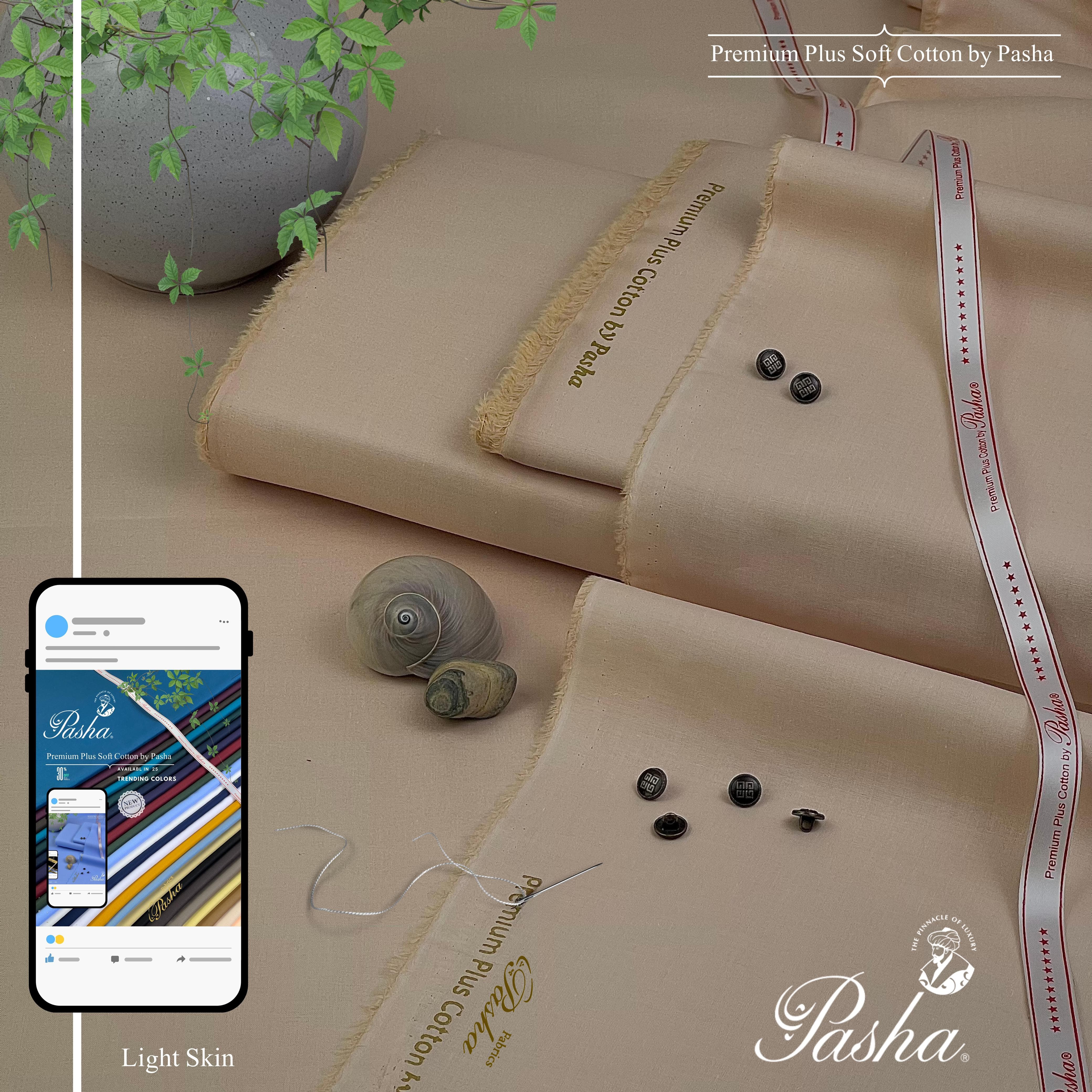 PASHA -Premium Plus - Soft Cotton - Light Skin