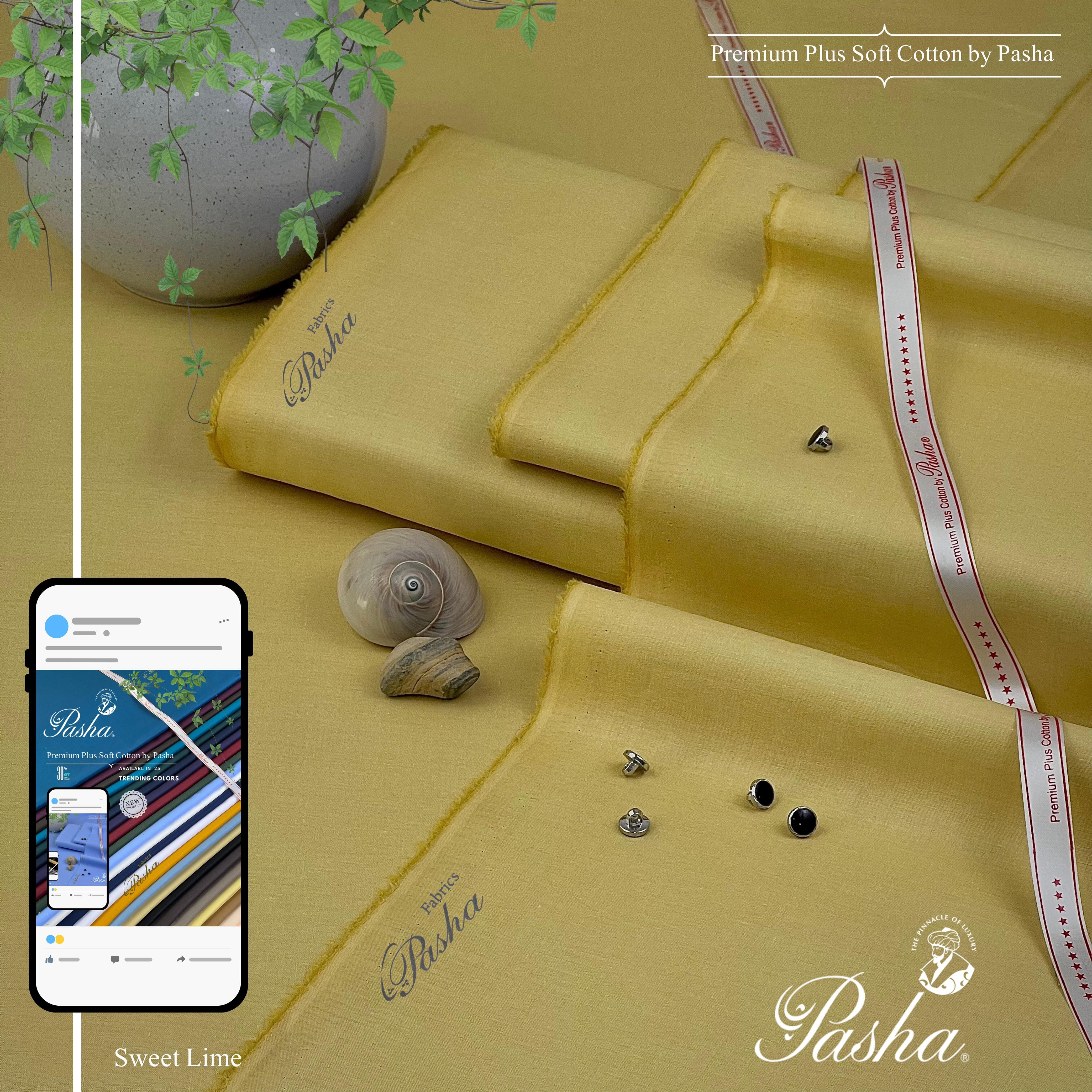 PASHA -Premium Plus - Soft Cotton - Sweet Lime