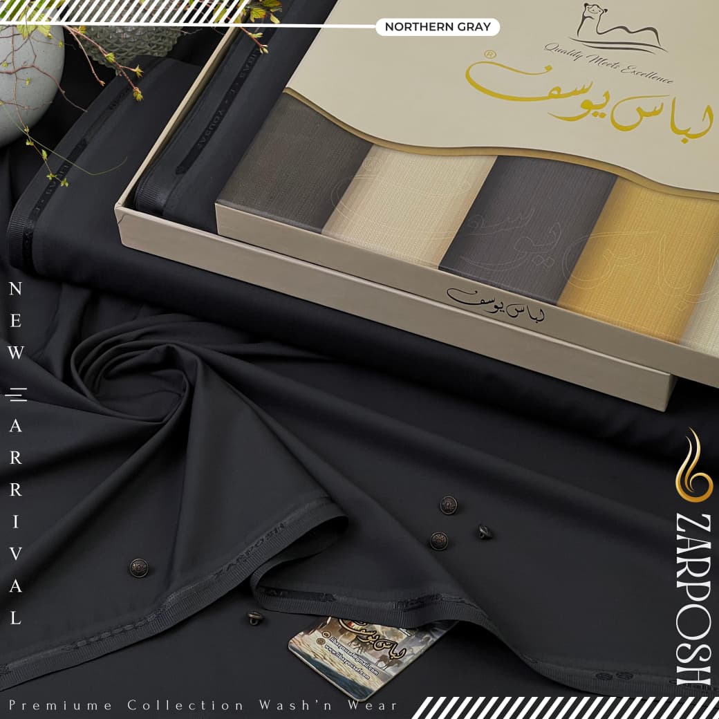 Zarposh | by Libas e Yousaf | Wash & Wear | Northern Grey