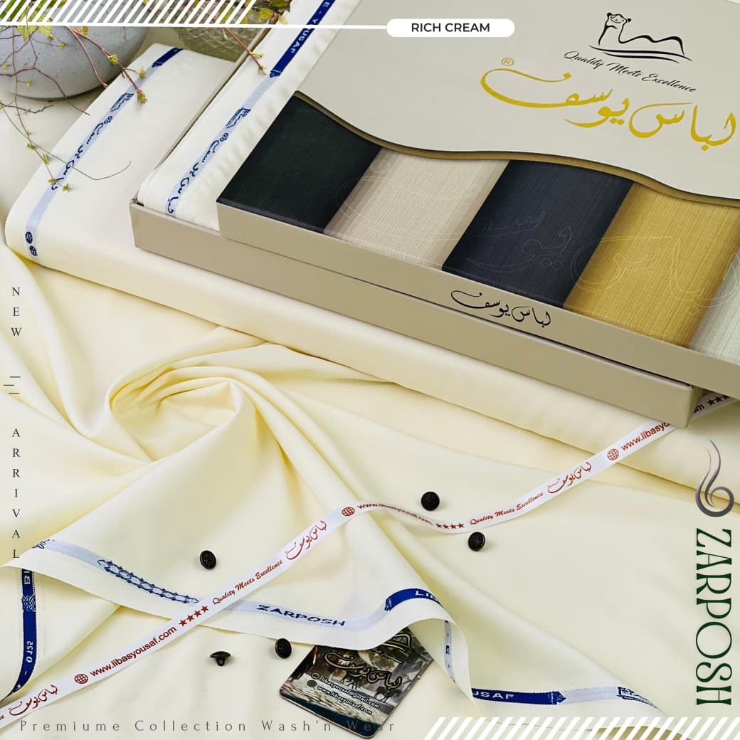 Zarposh | by Libas e Yousaf | Wash & Wear | Rich Cream