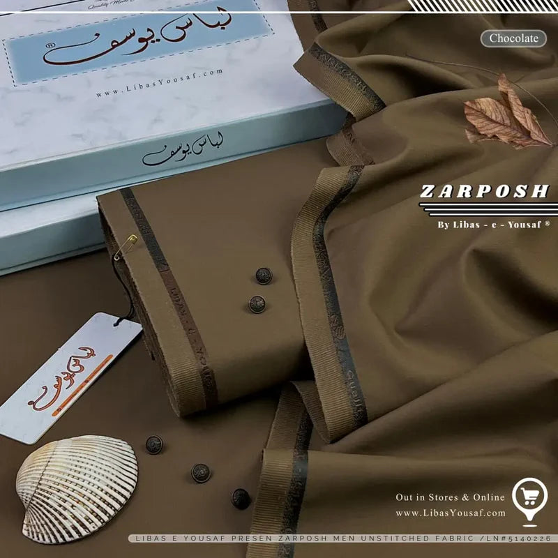 Zarposh | by Libas e Yousaf | Wash & Wear | Chocolate