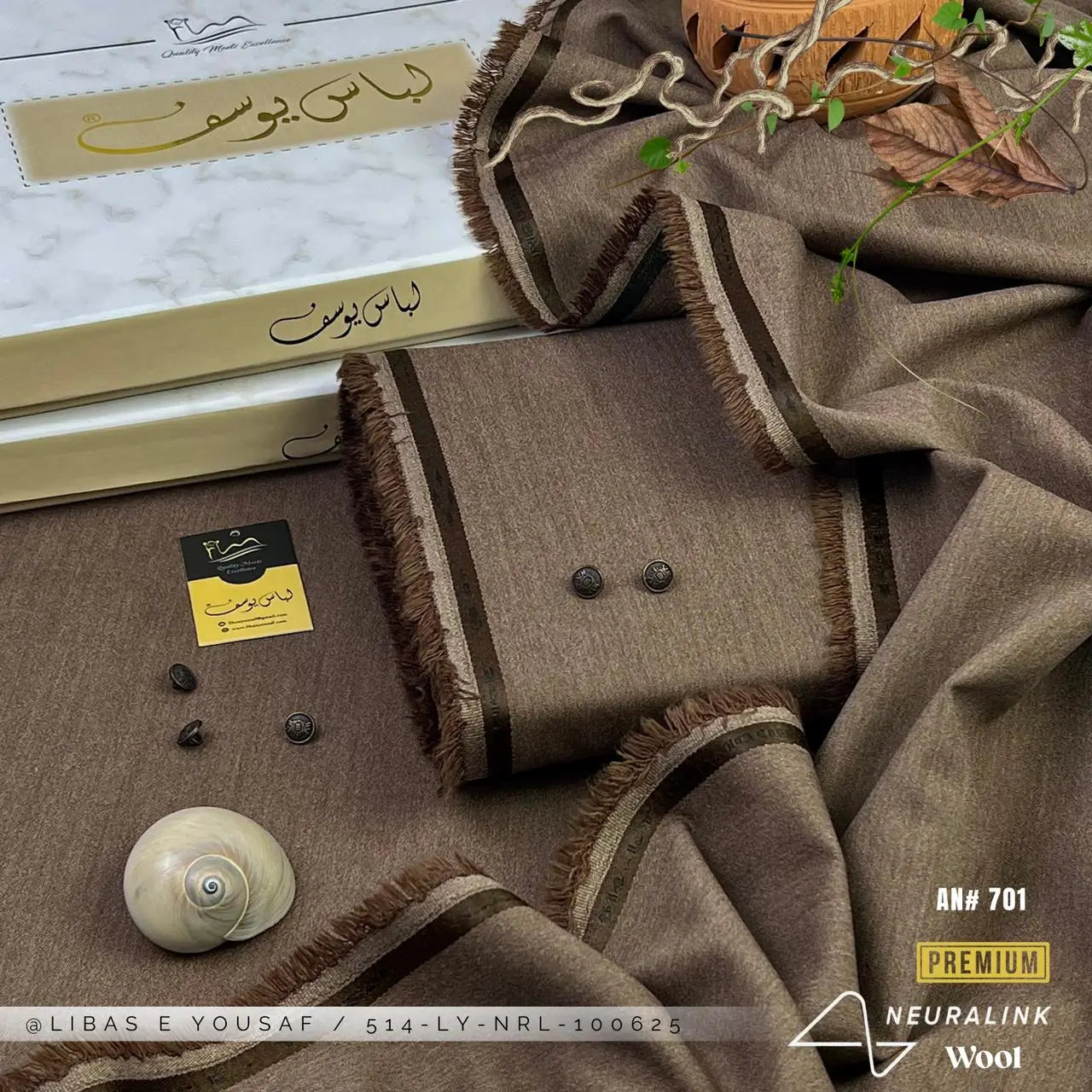Neura-Link Wool | Crafted by Libas e Yousaf | Shade AN # 701